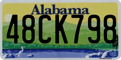 AL license plate 48CK798