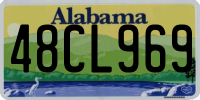 AL license plate 48CL969