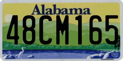 AL license plate 48CM165