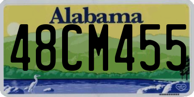 AL license plate 48CM455