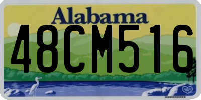 AL license plate 48CM516