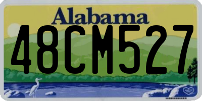 AL license plate 48CM527