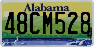 AL license plate 48CM528