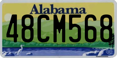 AL license plate 48CM568