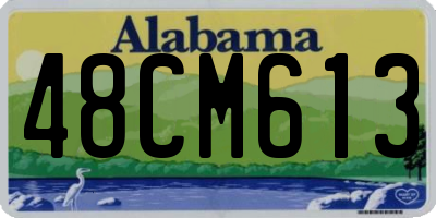 AL license plate 48CM613