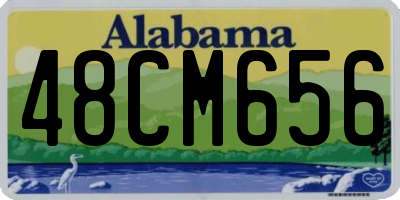 AL license plate 48CM656