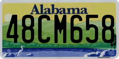AL license plate 48CM658