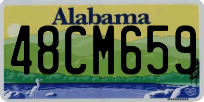 AL license plate 48CM659