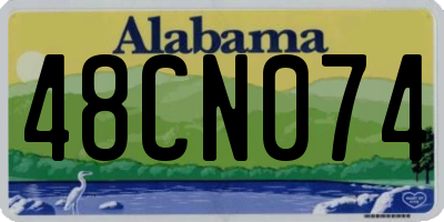 AL license plate 48CN074