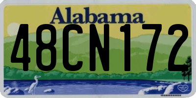 AL license plate 48CN172
