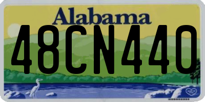 AL license plate 48CN440