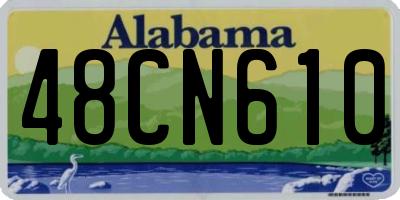 AL license plate 48CN610