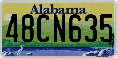 AL license plate 48CN635