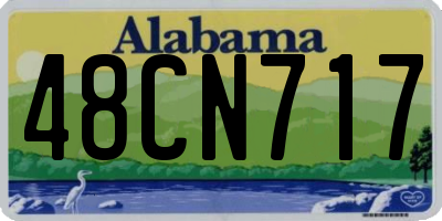 AL license plate 48CN717