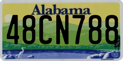 AL license plate 48CN788