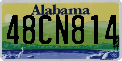 AL license plate 48CN814