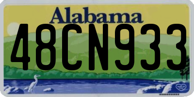 AL license plate 48CN933
