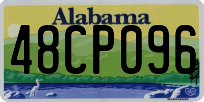 AL license plate 48CP096