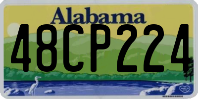 AL license plate 48CP224
