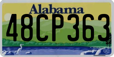 AL license plate 48CP363