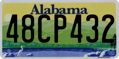 AL license plate 48CP432