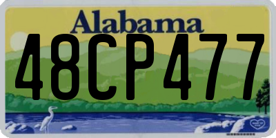 AL license plate 48CP477