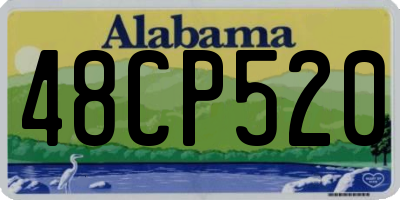 AL license plate 48CP520