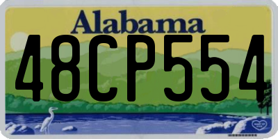AL license plate 48CP554