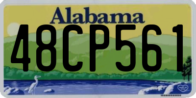 AL license plate 48CP561