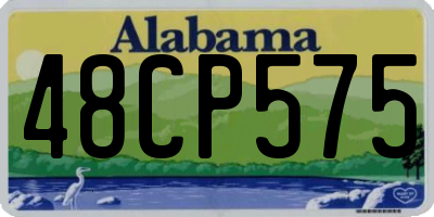 AL license plate 48CP575