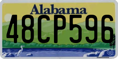 AL license plate 48CP596
