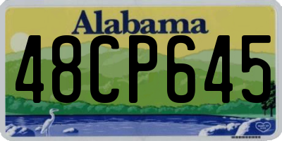 AL license plate 48CP645