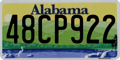 AL license plate 48CP922