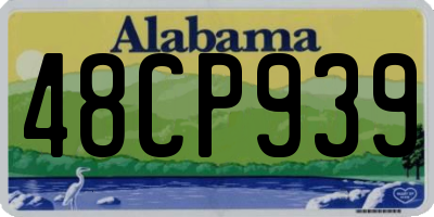 AL license plate 48CP939