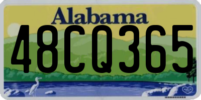 AL license plate 48CQ365