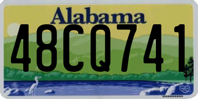AL license plate 48CQ741