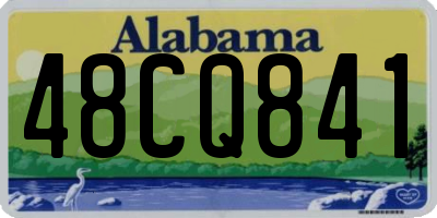 AL license plate 48CQ841