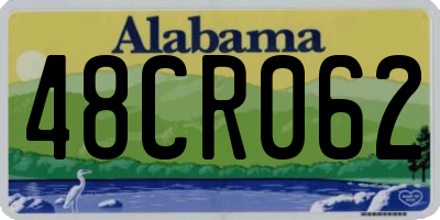 AL license plate 48CR062