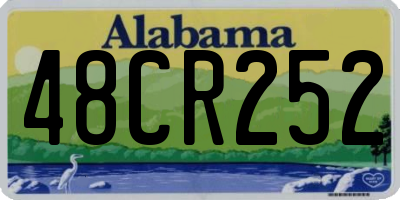 AL license plate 48CR252