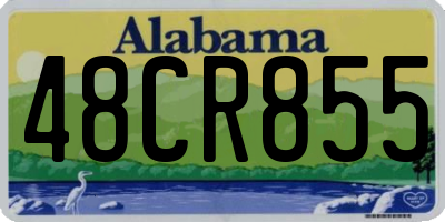 AL license plate 48CR855