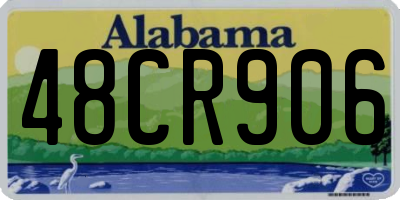 AL license plate 48CR906