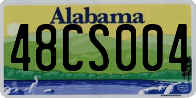 AL license plate 48CS004