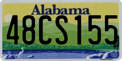AL license plate 48CS155