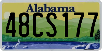 AL license plate 48CS177