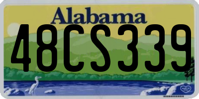 AL license plate 48CS339