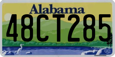 AL license plate 48CT285