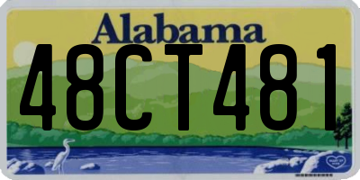 AL license plate 48CT481