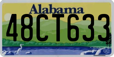 AL license plate 48CT633