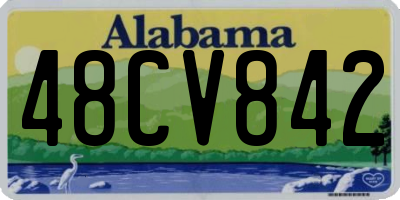 AL license plate 48CV842