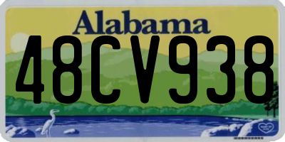 AL license plate 48CV938